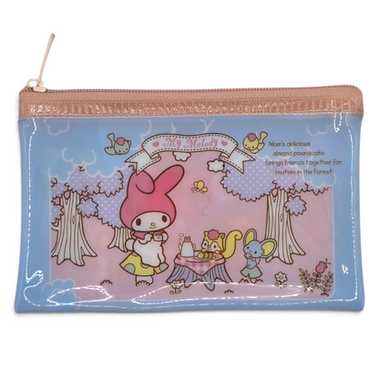 Bolsita multiusos Sanrio Japon Original licencia medida aprox 8x12.5 cms plano vinyl tipo tarjetero/monedero