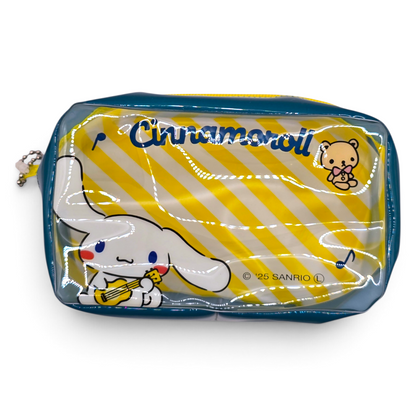 Bolsita multiusos Sanrio Japon Original licencia medida aprox 8x12x4 cms vinyl tipo tarjetero/monedero Cinnamoroll