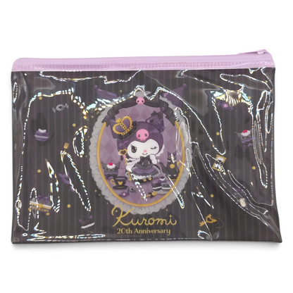 Bolsita multiusos tipo sobre Plano Sanrio Japon Original licencia medida aprox 20x14 cms My Melody con Kuromi