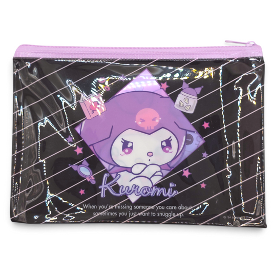 Bolsita multiusos tipo sobre Plano Sanrio Japon Original licencia medida aprox 20x14 cms My Melody con Kuromi
