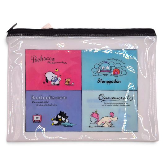 Bolsita multiusos tipo sobre Plano Sanrio Japon Original licencia medida aprox 20x14 cms Characters