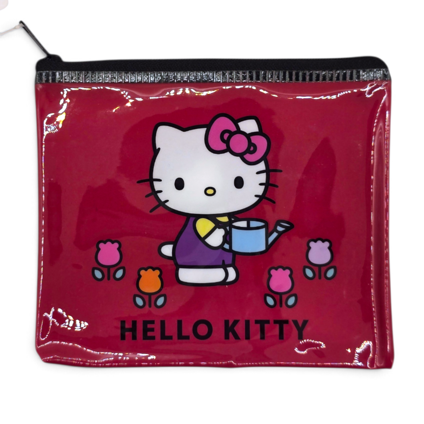 Bolsita multiusos tipo sobre Plano Sanrio Japon Original licencia medida aprox 12.5x14 cms Hello Kitty