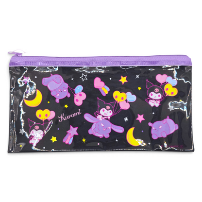 Bolsita multiusos tipo sobre Plano Sanrio Japon Original licencia medida aprox 20x11 cms Kuromi