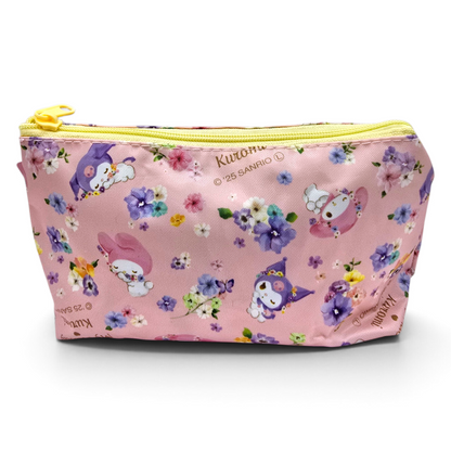 Bolsita multiusos loneta impermeable Sanrio Japon Original licencia medida aprox 18x11.5 cms My Melody con Kuromi
