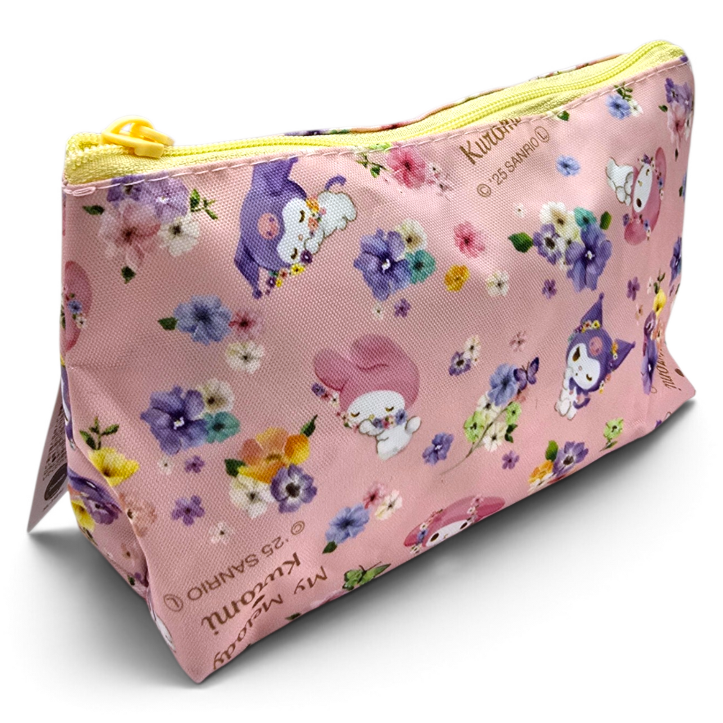 Bolsita multiusos loneta impermeable Sanrio Japon Original licencia medida aprox 18x11.5 cms My Melody con Kuromi