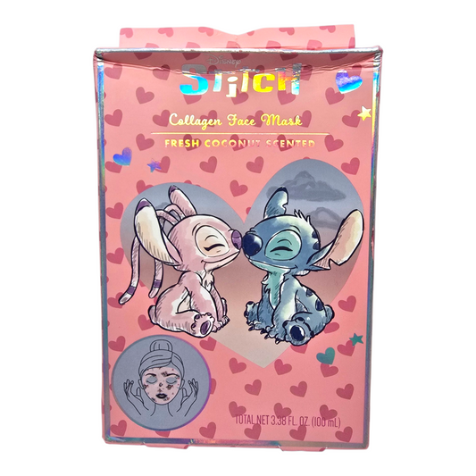 Mascarillas faciales Stitch 5 Piezas Taste Beauty con colágeno y aroma a Coco Maquillaje Make up