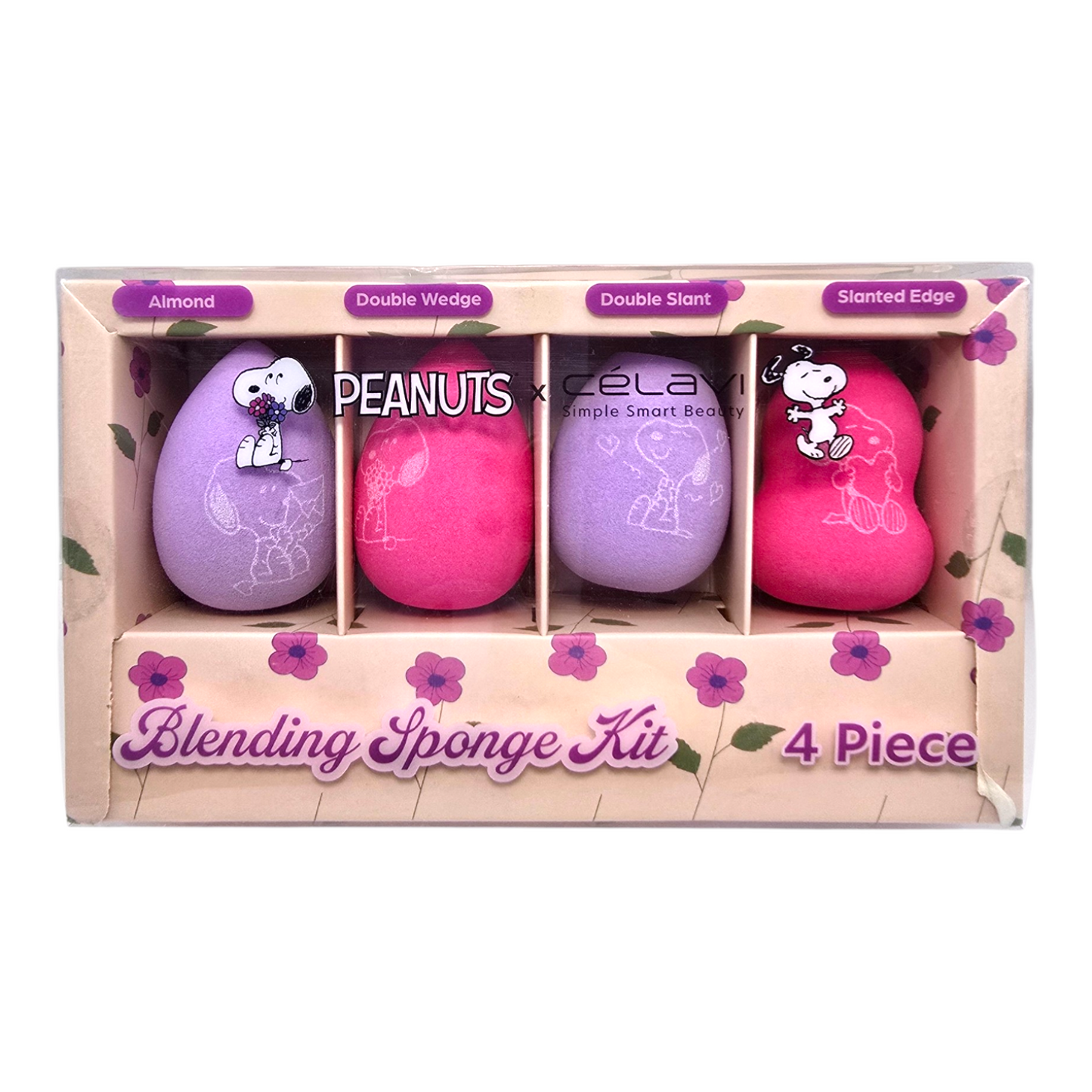 Set de Blenders Snoopy Peanuts Célavi Maquillaje Make up