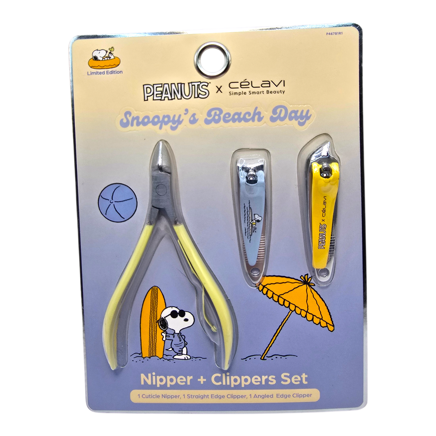 Set Snoopy Peanuts corta uñas y alicatas Maquillaje Make up