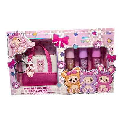 Set lip gloss con charm de Bolsita Maquillaje Make up