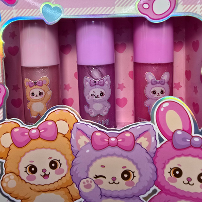 Set lip gloss con charm de Bolsita Maquillaje Make up