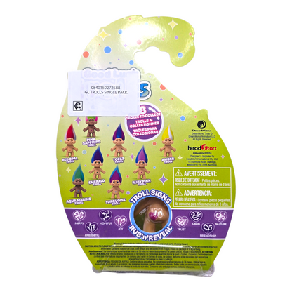 Good Luck Trolls Rub 'N Reveal SAFIRO ROSA (Pink Sapphire)