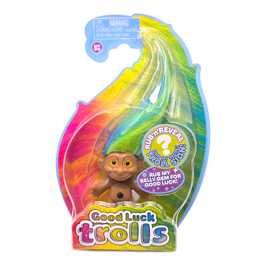 Good Luck Trolls Rub 'N Reveal AQUA MARINE (Agua marina)