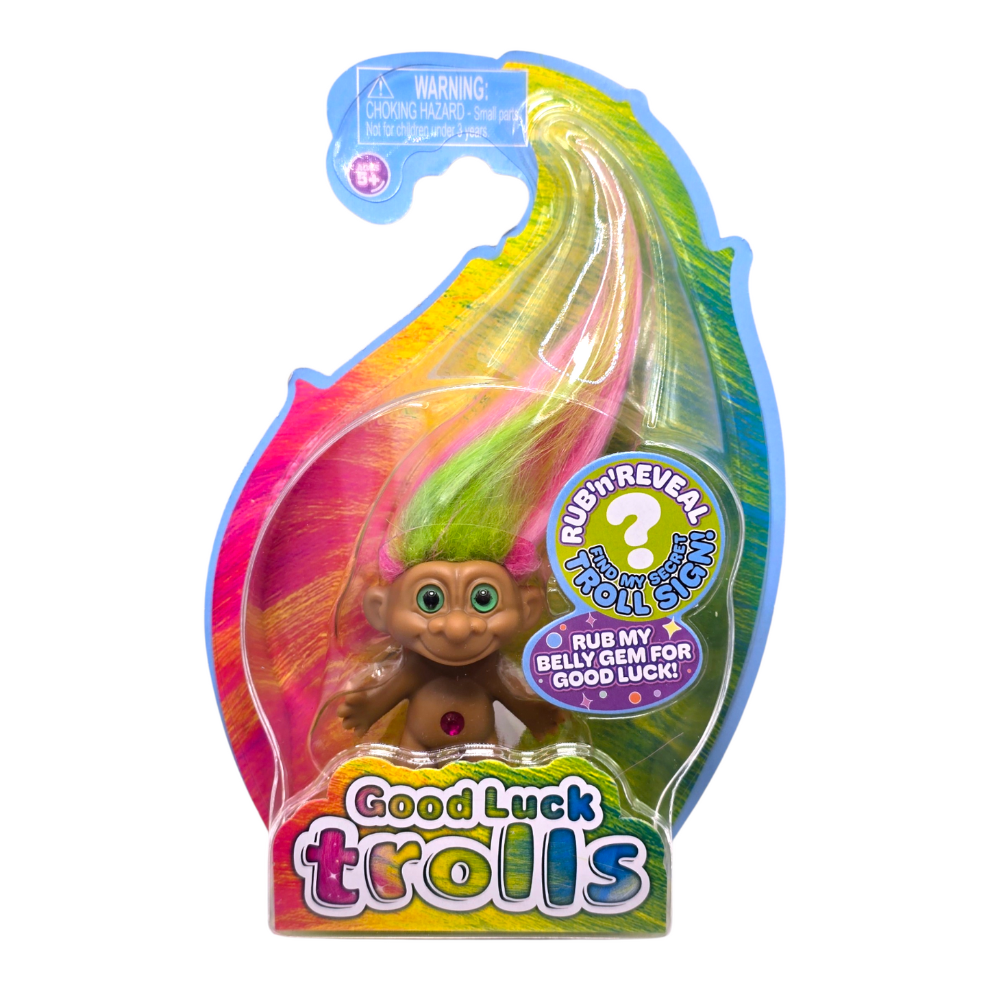 Good Luck Trolls Rub 'N Reveal SAFIRO ROSA (Pink Sapphire)