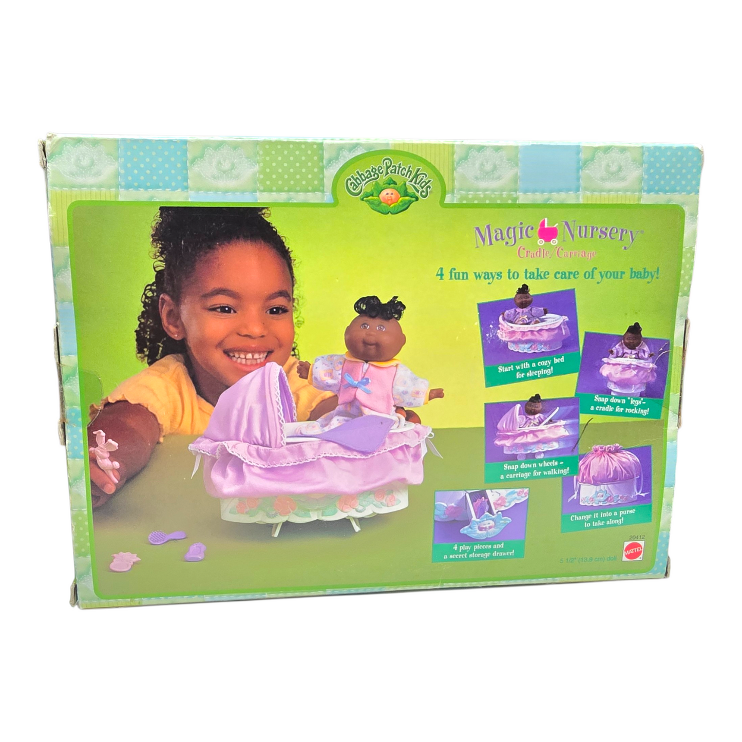Cabbage Patch Vintage Magic Nursery Cuna transformable 4 en 1
