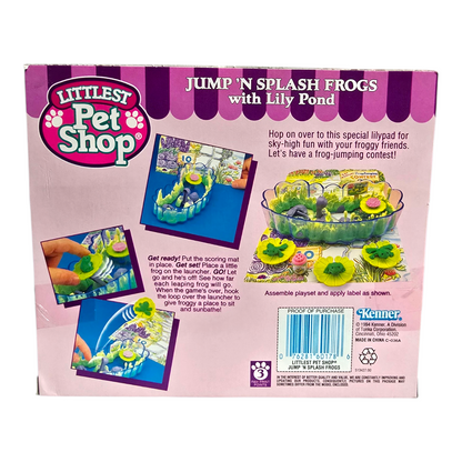 Littlest Pet shop Vintage Kenner año 1994 Jump n Splash Frogs