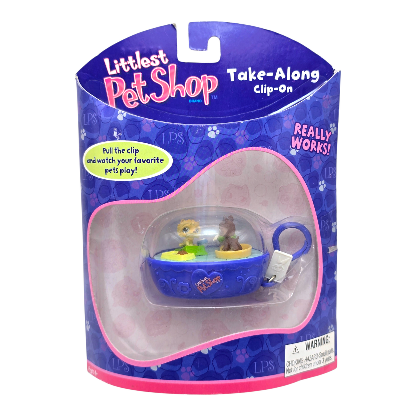 Littlest Pet shop Vintage Hasbro año 2007 Take along Clip-on