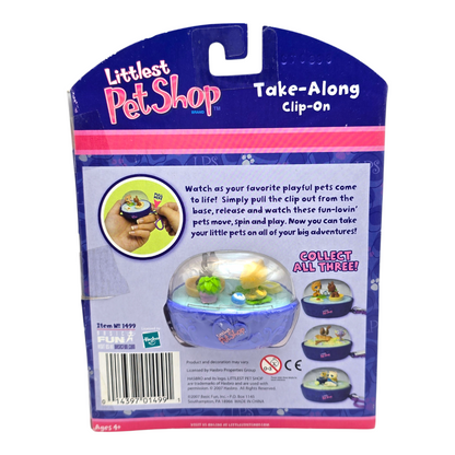 Littlest Pet shop Vintage Hasbro año 2007 Take along Clip-on