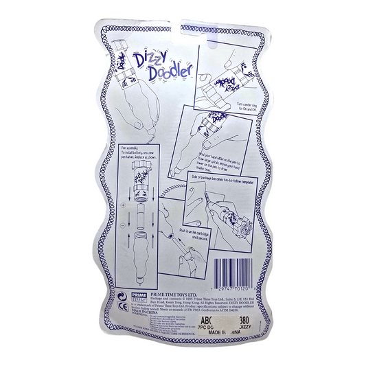 Pluma Loca Vintage Dizzy Doodler año 1995 (es probable que no pinten los cartuchos)