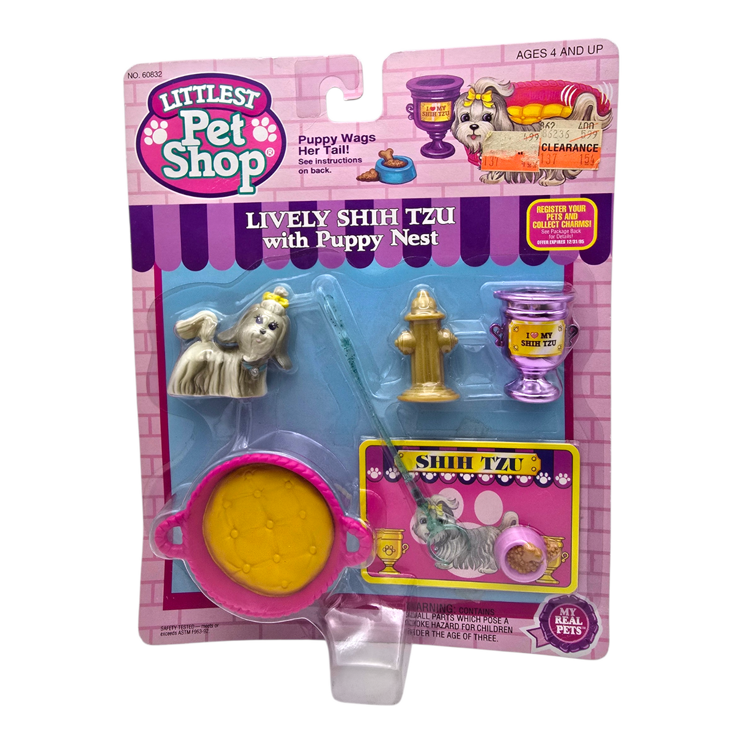 Littlest Pet shop Vintage Kenner Shitzu