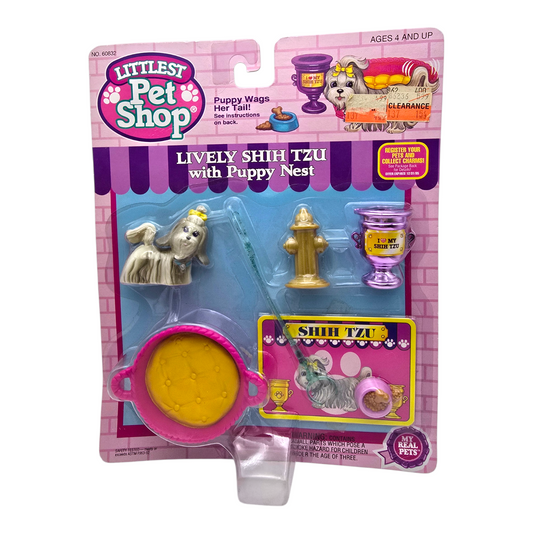 Littlest Pet shop Vintage Kenner Shitzu