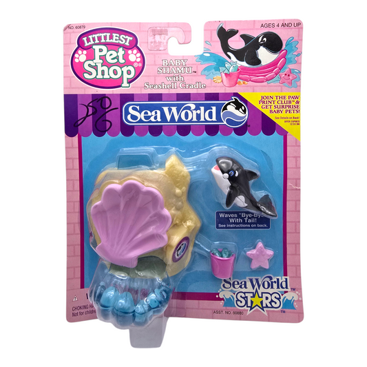 Littlest Pet shop Vintage Kenner Sea World Baby Shamu