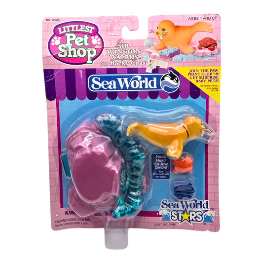 Littlest Pet shop Vintage Kenner Sea World Sir Winston Walrus