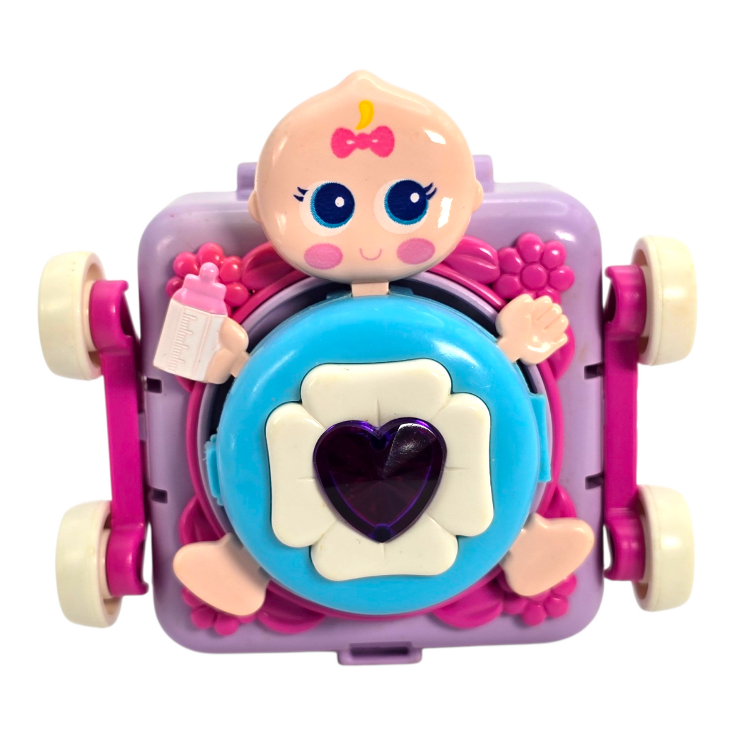 Pre-loved 💕 Sweet Secrets Vintage Galoob Bisagra rota carreola (Segunda mano, no nuevo) #18 Bebé con carreola