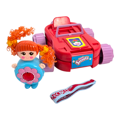 Pre-loved 💕 Sweet Secrets Vintage Galoob (Segunda mano, no nuevo) #25 cepillo con pelirroja 1 accesorio