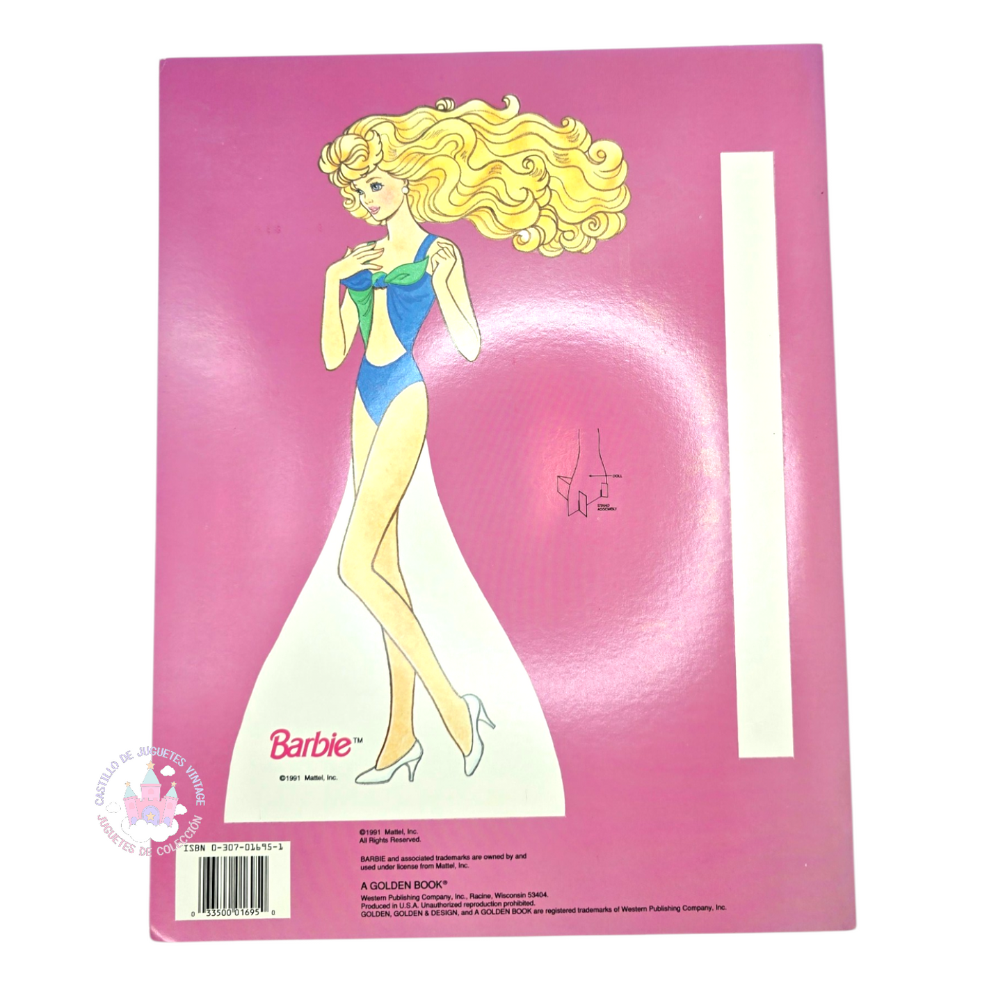 Libro de muñecas de Papel Vintage Barbie