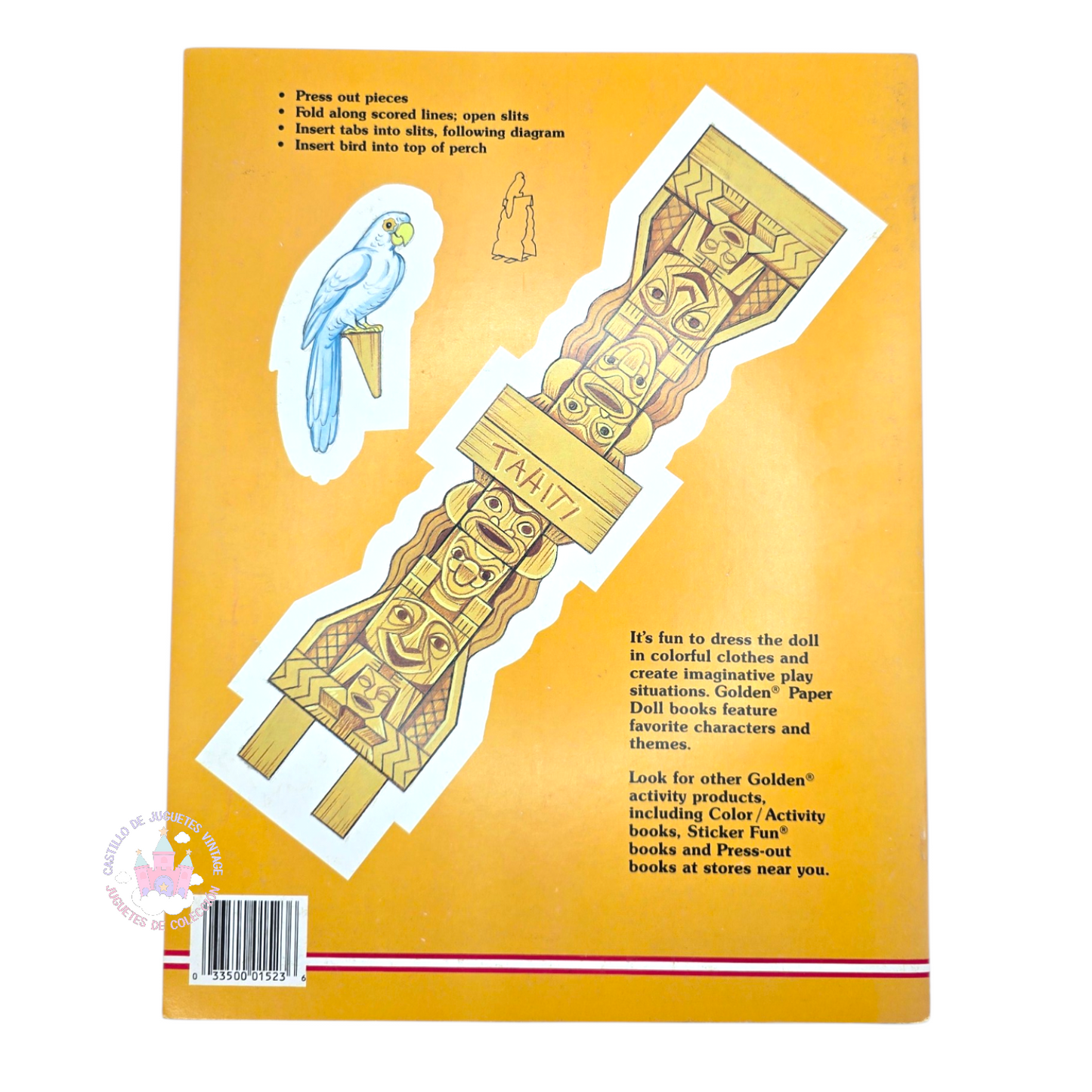 Libro de muñecas de Papel Vintage Barbie