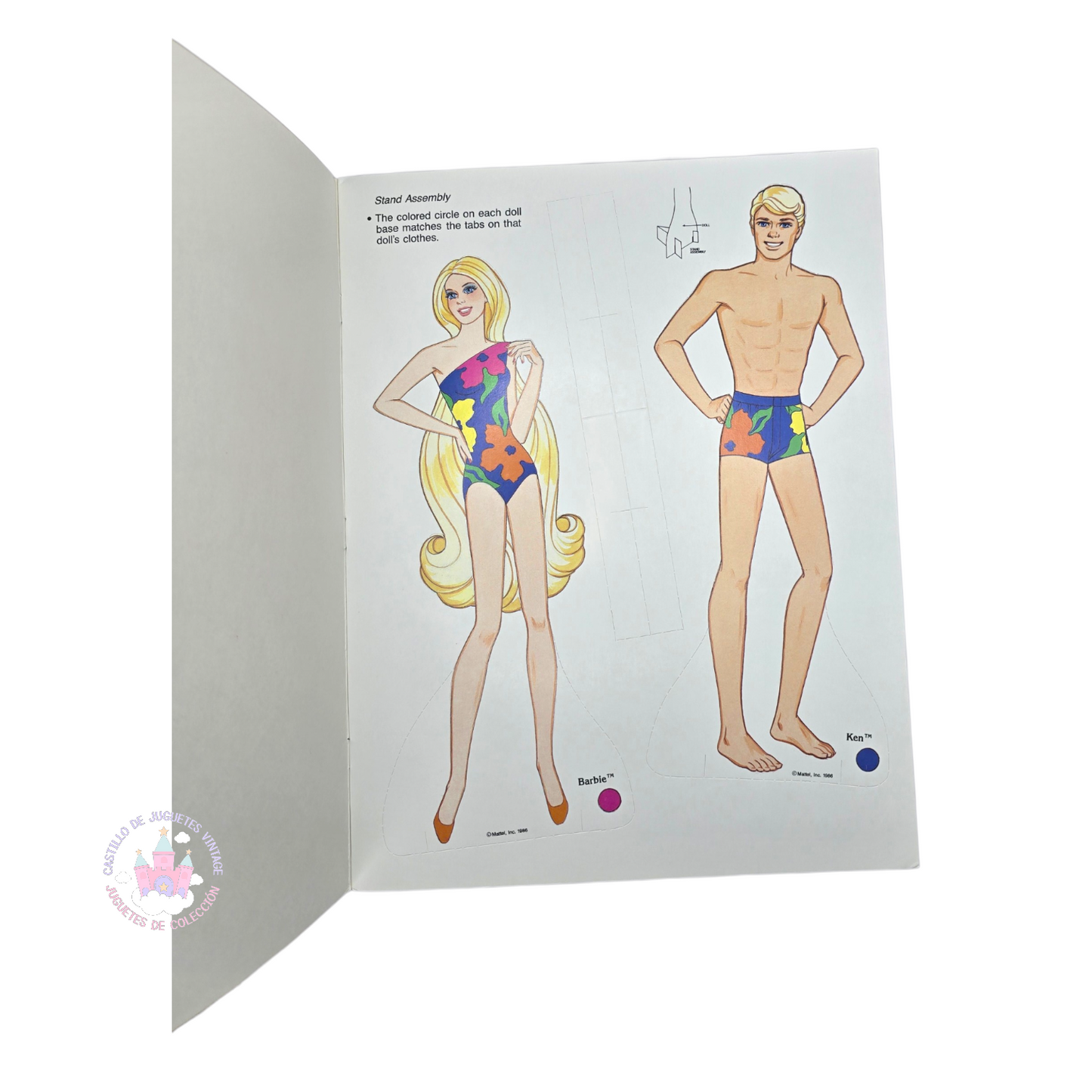 Libro de muñecas de Papel Vintage Barbie