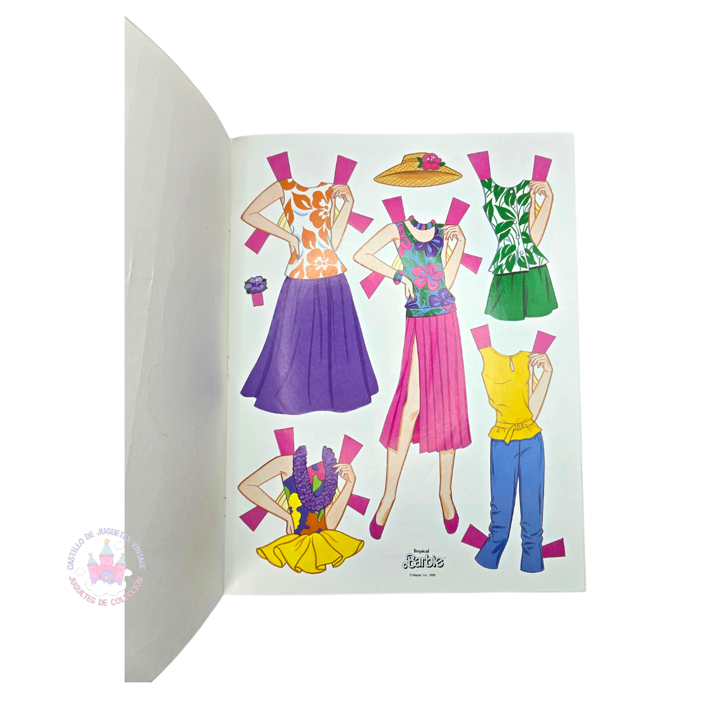 Libro de muñecas de Papel Vintage Barbie