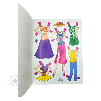 Libro de muñecas de Papel Vintage Barbie
