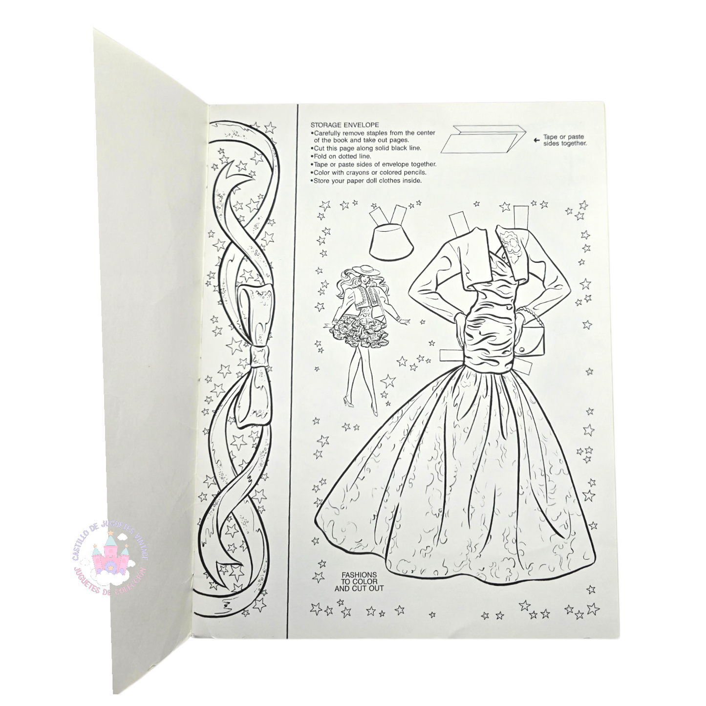 Libro de muñecas de Papel Vintage Barbie
