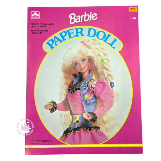 Libro de muñecas de Papel Vintage Barbie