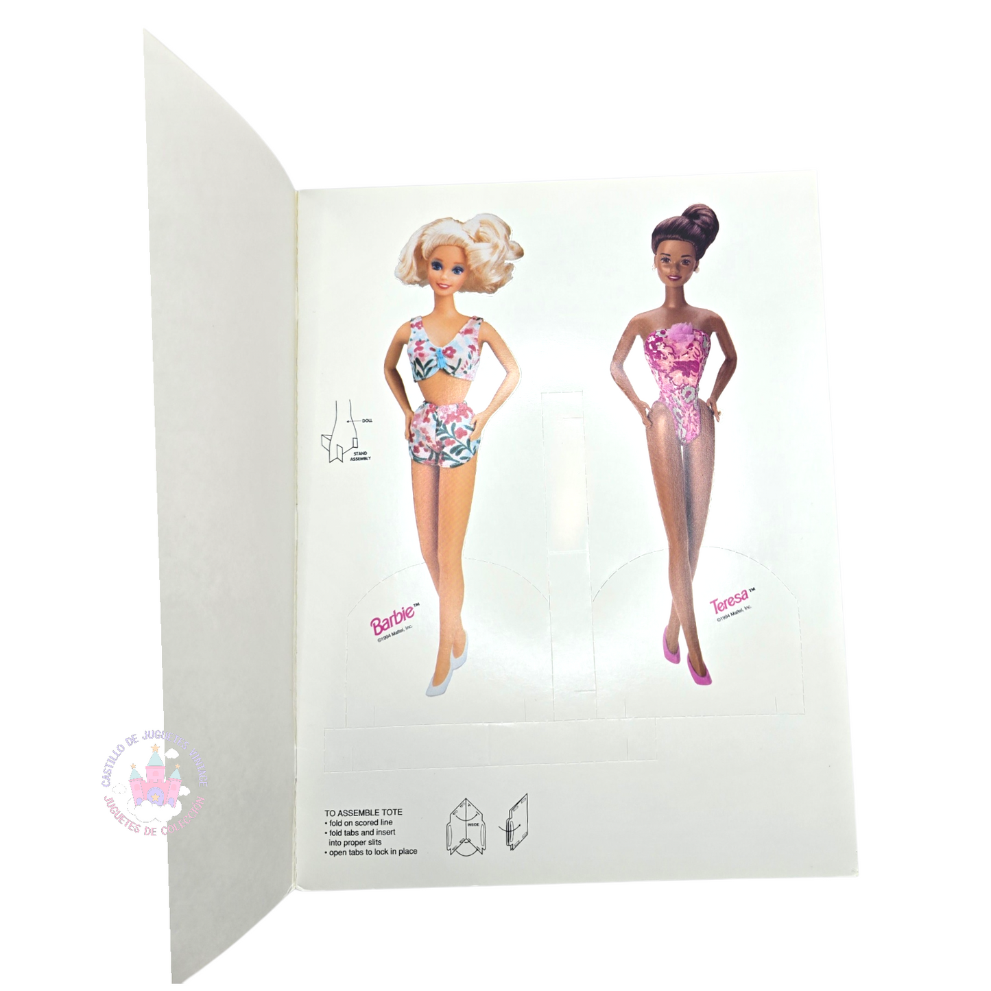 Libro de muñecas de Papel Vintage Barbie