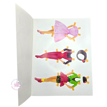 Libro de muñecas de Papel Vintage Barbie
