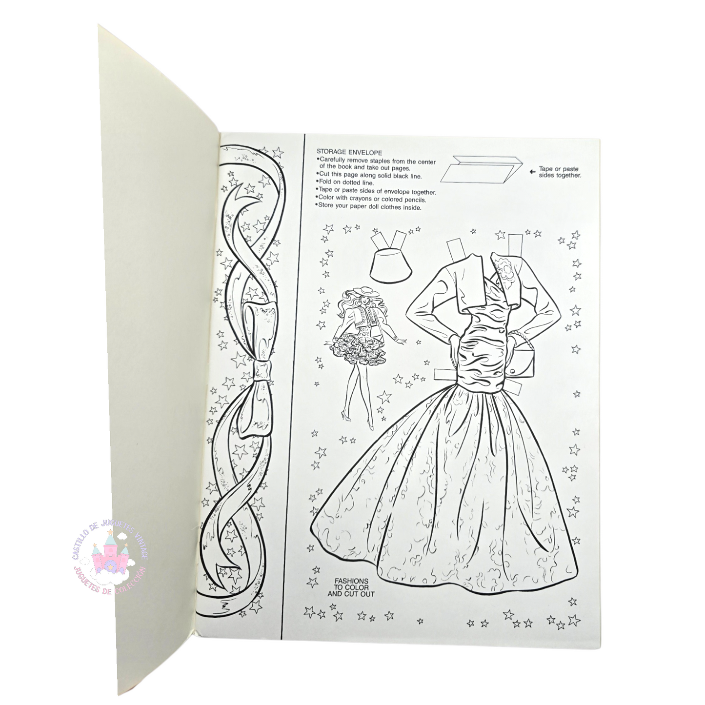 Libro de muñecas de Papel Vintage Barbie