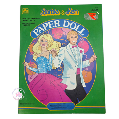 Libro de muñecas de Papel Vintage Barbie