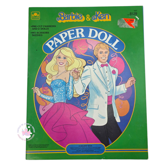 Libro de muñecas de Papel Vintage Barbie