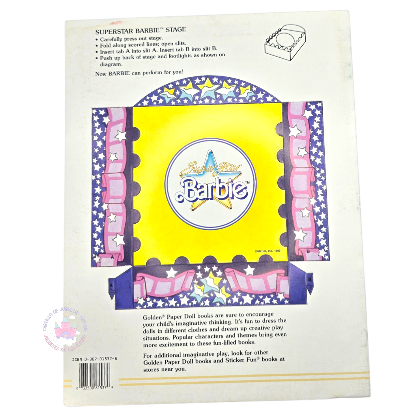 Libro de muñecas de Papel Vintage Barbie