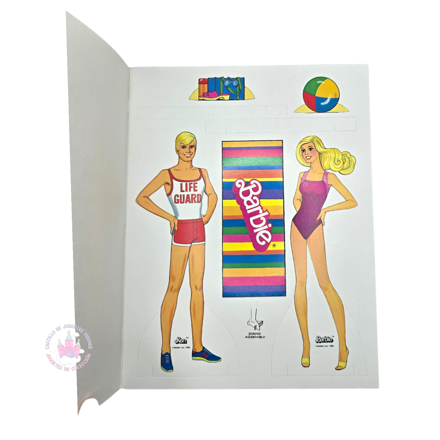 Libro de muñecas de Papel Vintage Barbie