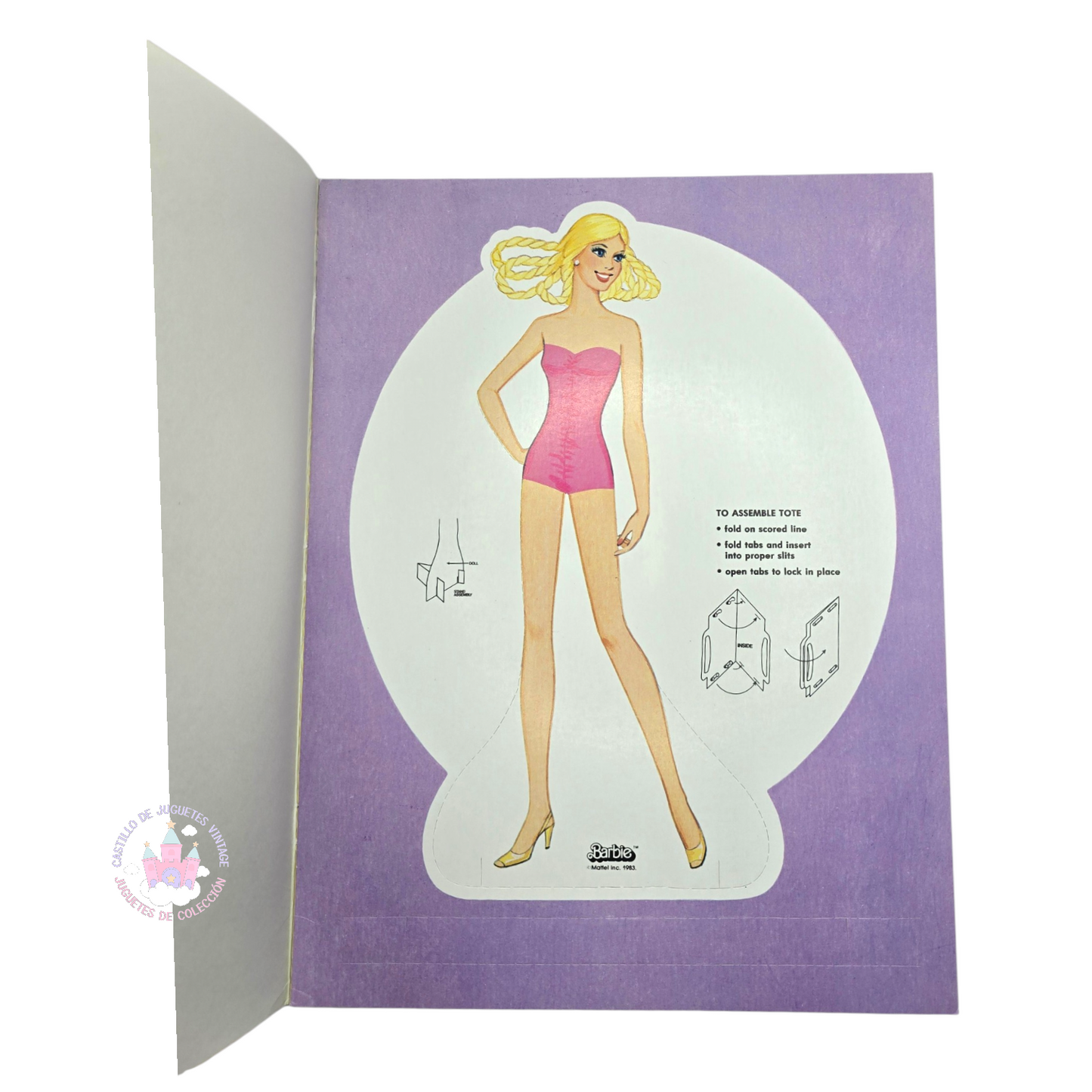 Libro de muñecas de Papel Vintage Barbie