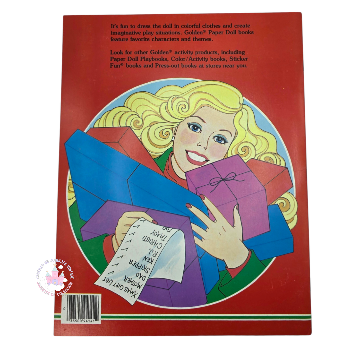 Libro de muñecas de Papel Vintage Barbie