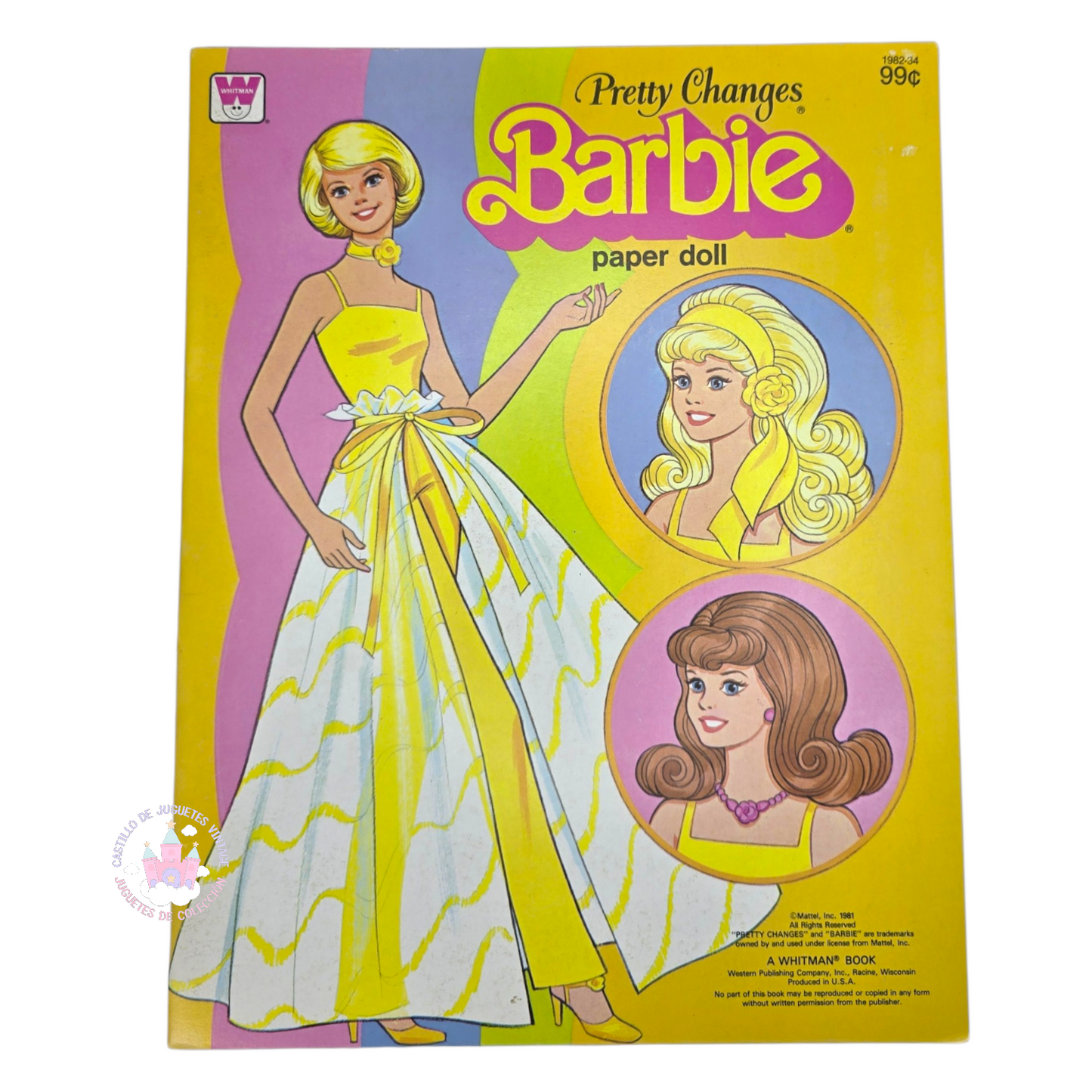 Libro de muñecas de Papel Vintage Barbie