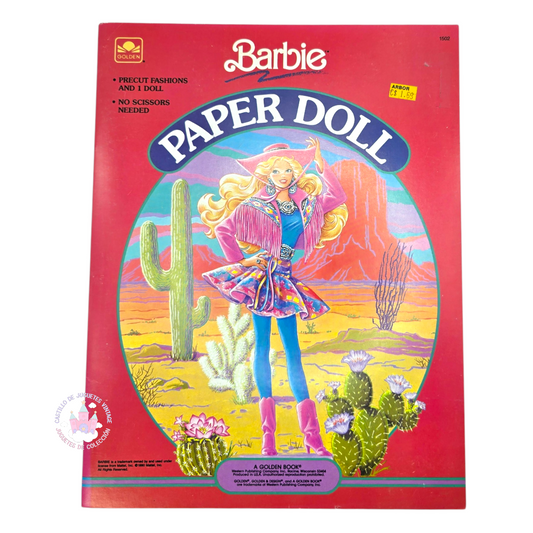 Libro de muñecas de Papel Vintage Barbie