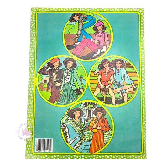 Libro de muñecas de Papel Vintage We're Twins