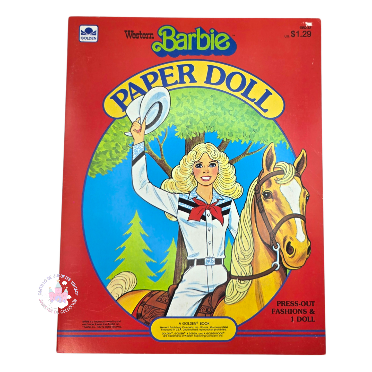 Libro de muñecas de Papel Vintage Barbie