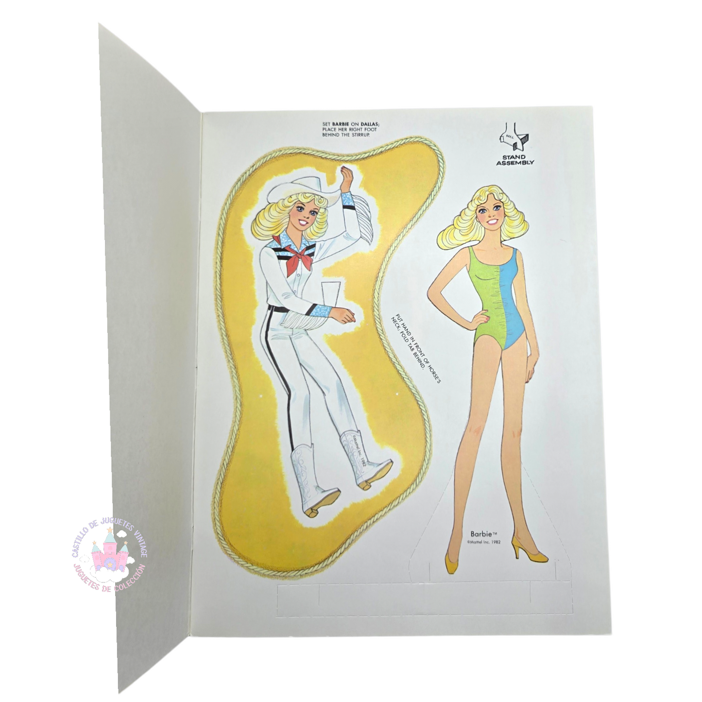 Libro de muñecas de Papel Vintage Barbie