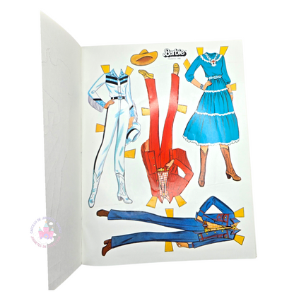 Libro de muñecas de Papel Vintage Barbie